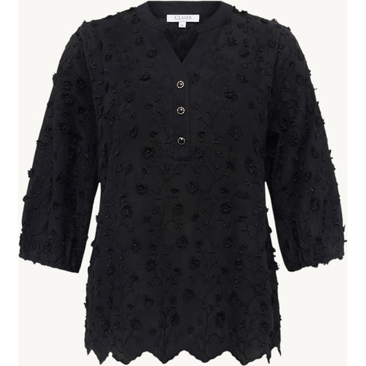 CLAIRE CWFlower Shirts 3244 Black