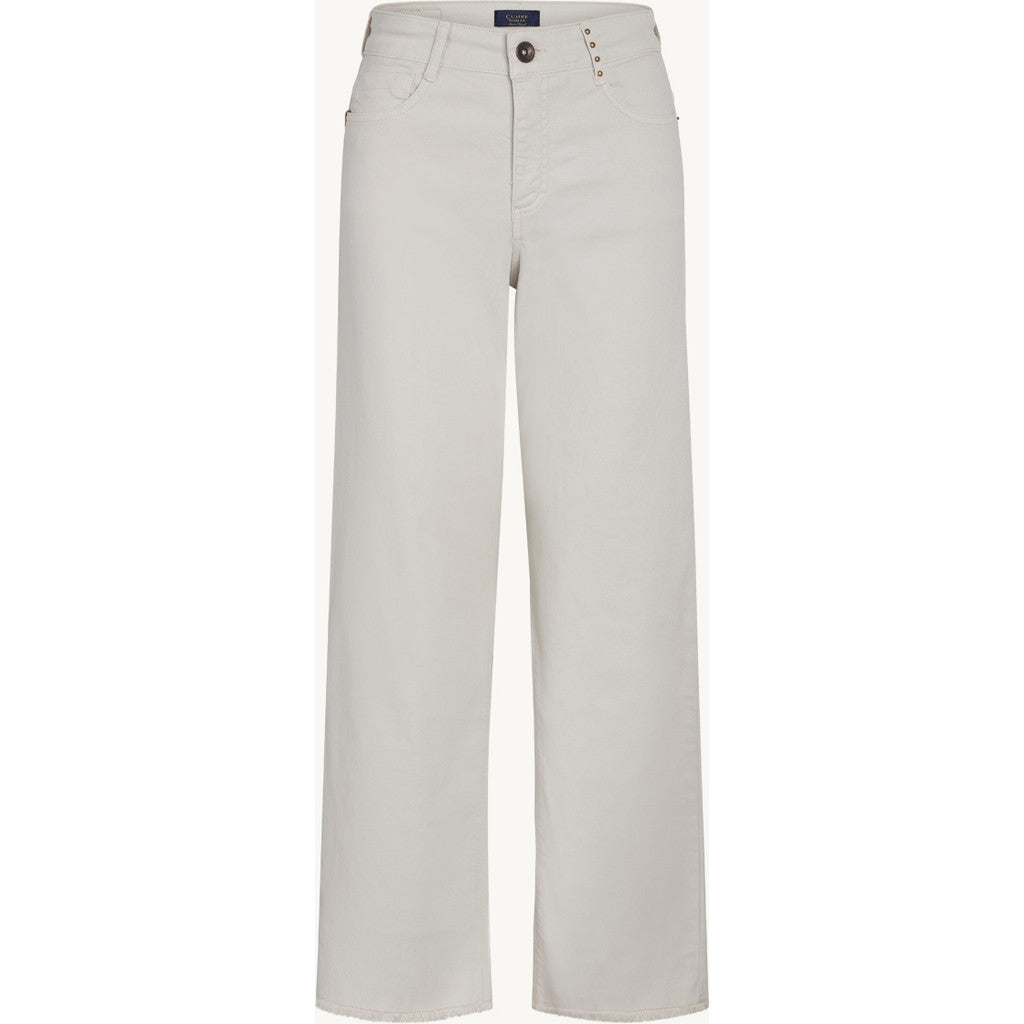 CLAIRE CWJanaya Wide leg Pants Trousers 3261 Sand Stone