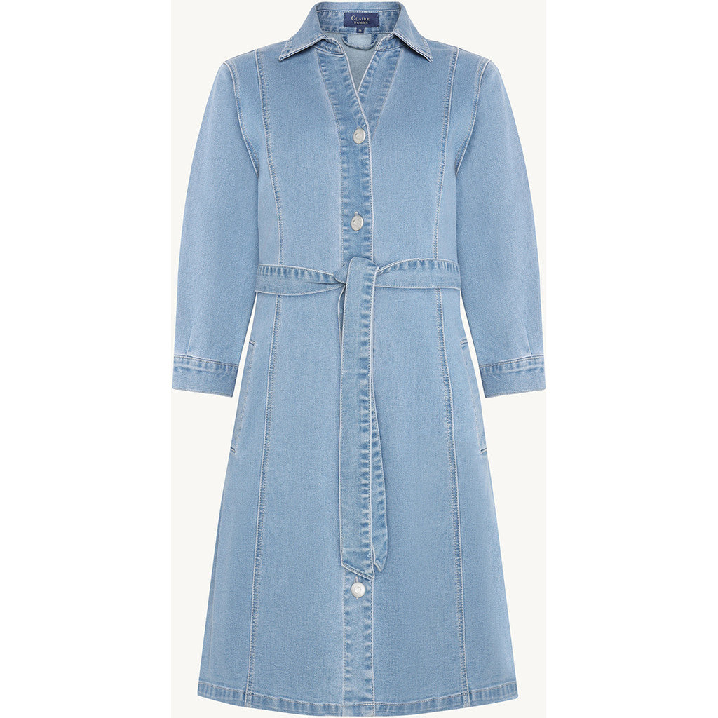 CLAIRE CWKimmie Dresses 3009 Light Blue Denim