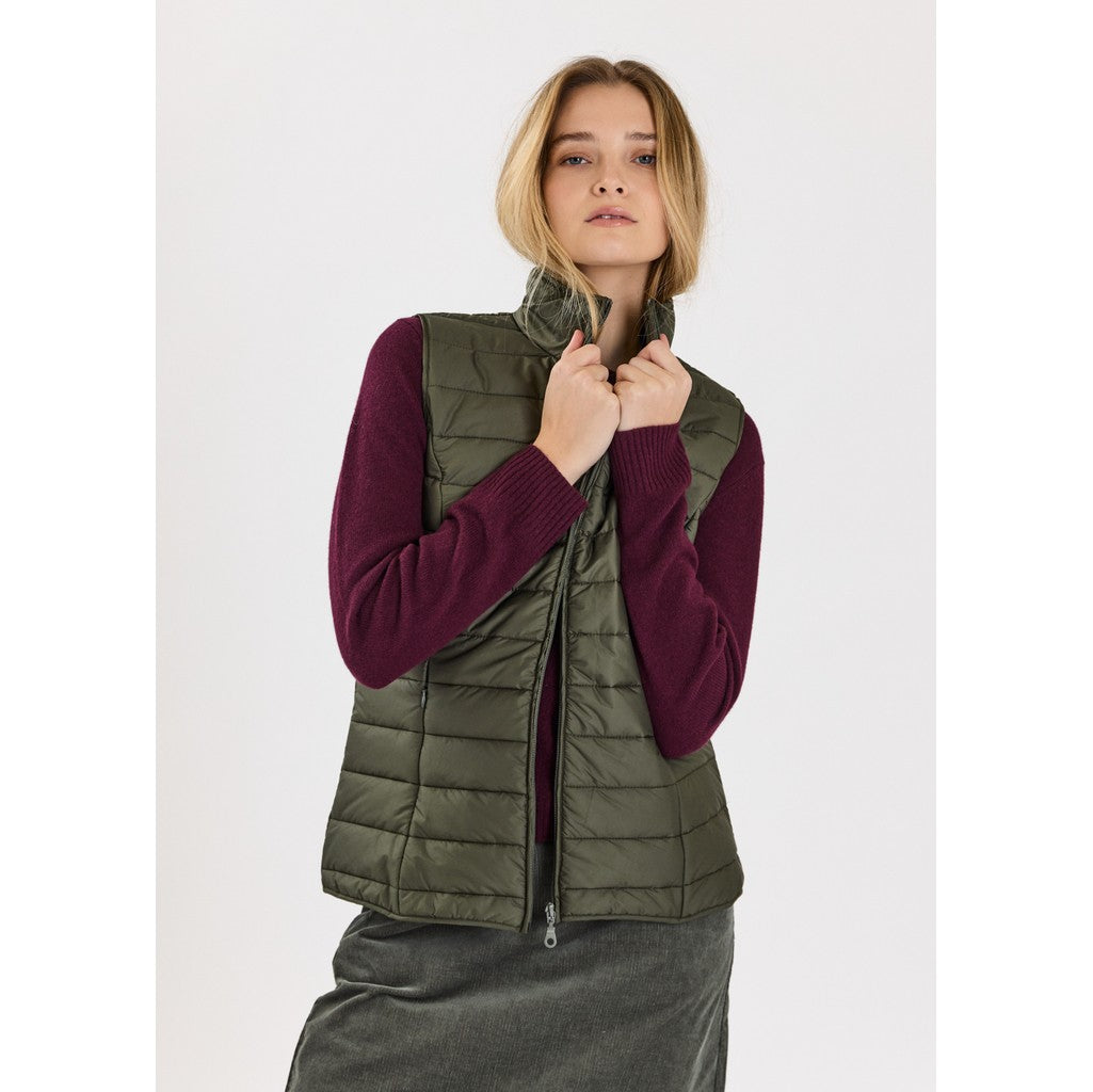 CLAIRE CWOdelia Waistcoat 4438 Beetle