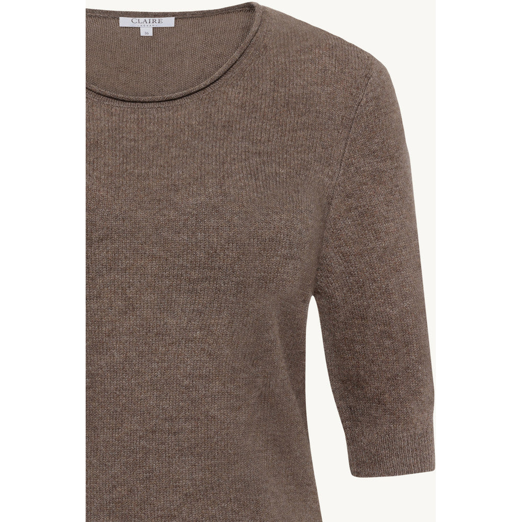 CLAIRE CWPanilla Pullover 14522 Fossil Melange