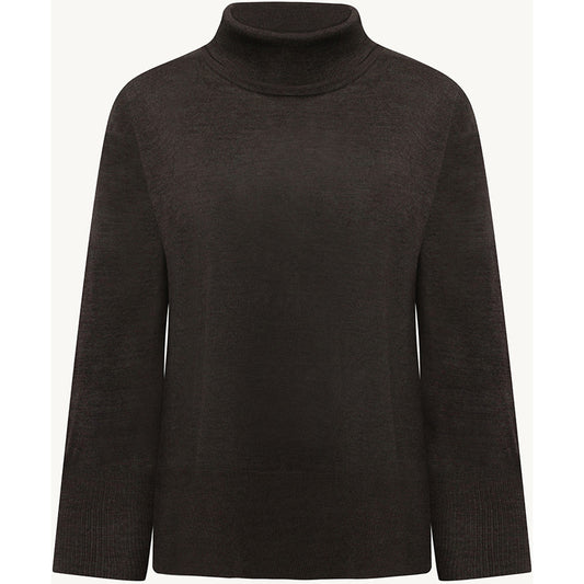 CLAIRE CWPaola Pullover 14579 Hot Fudge Melange