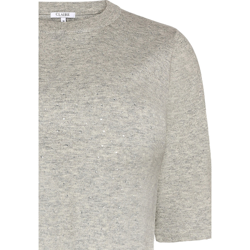 CLAIRE CWPaprika Pullover 1218 Soft Grey Melange