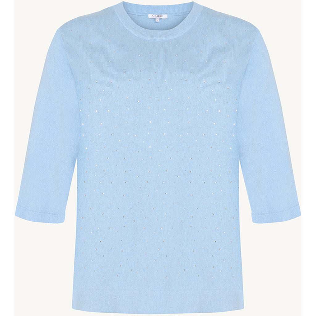 CLAIRE CWPaprika Pullover 13106 Blue Bird Melange