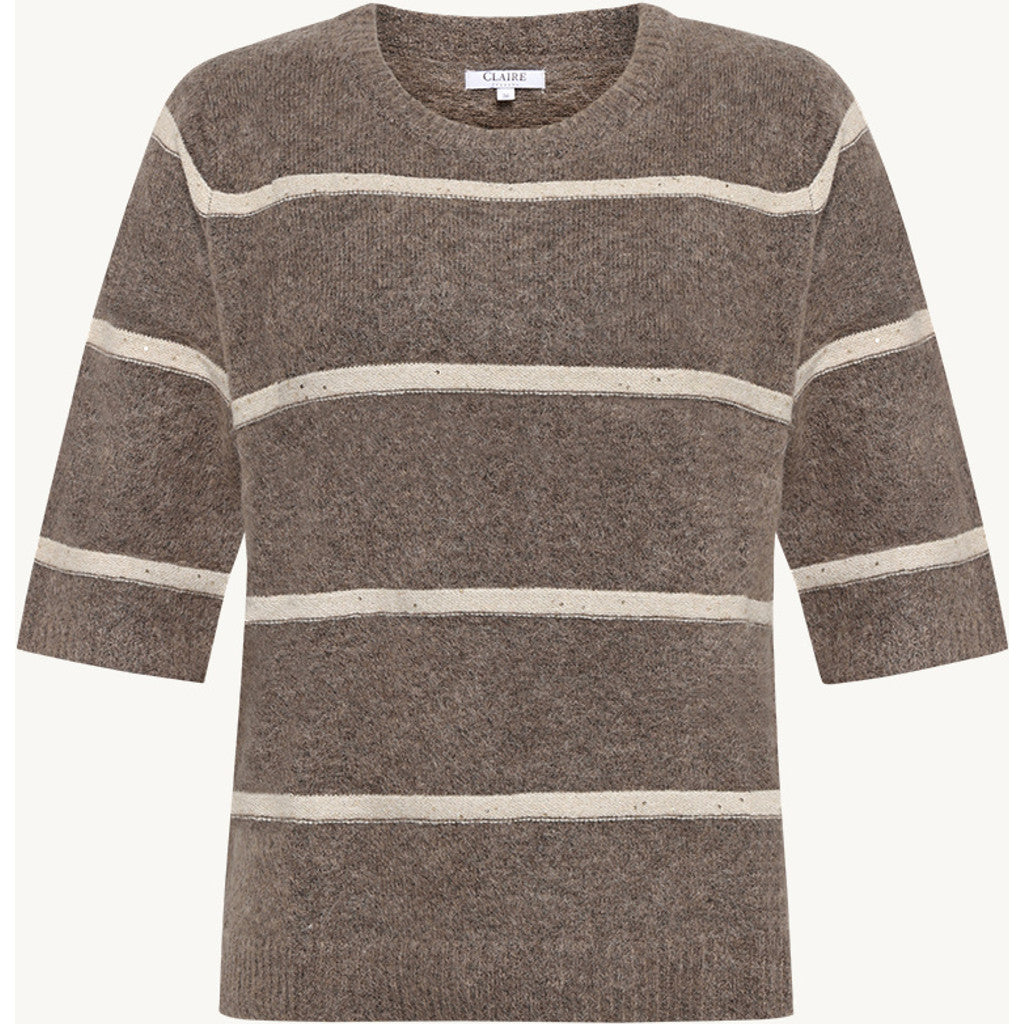 CLAIRE CWPareesa Pullover 13578 Cacao Melange