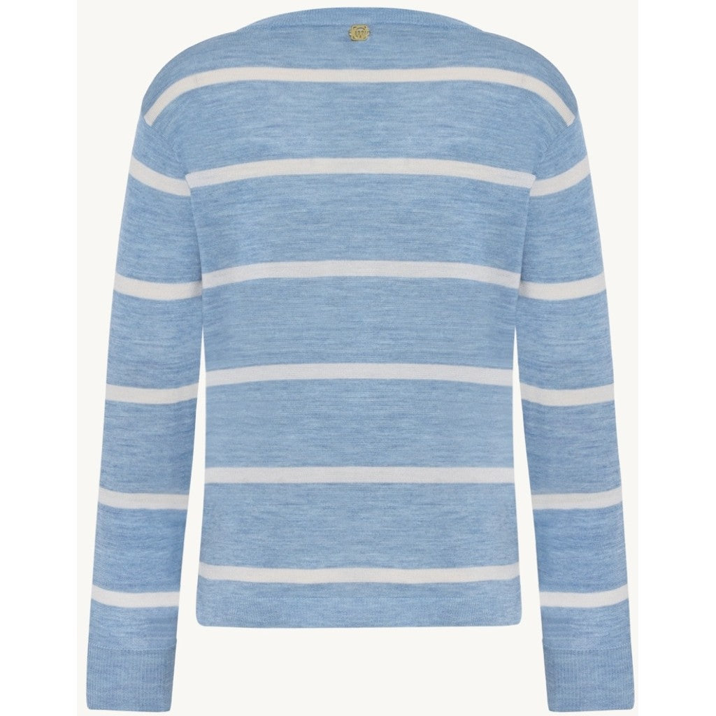 CLAIRE CWPari Pullover 13194 Vista Blue Melange