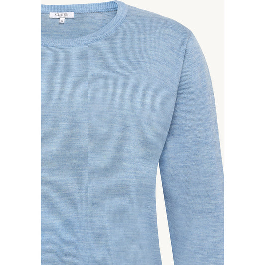 CLAIRE CWPavla Pullover 13194 Vista Blue Melange