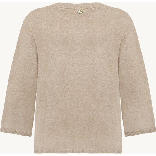 CLAIRE CWPeace Pullover 13272 Snow White Melange