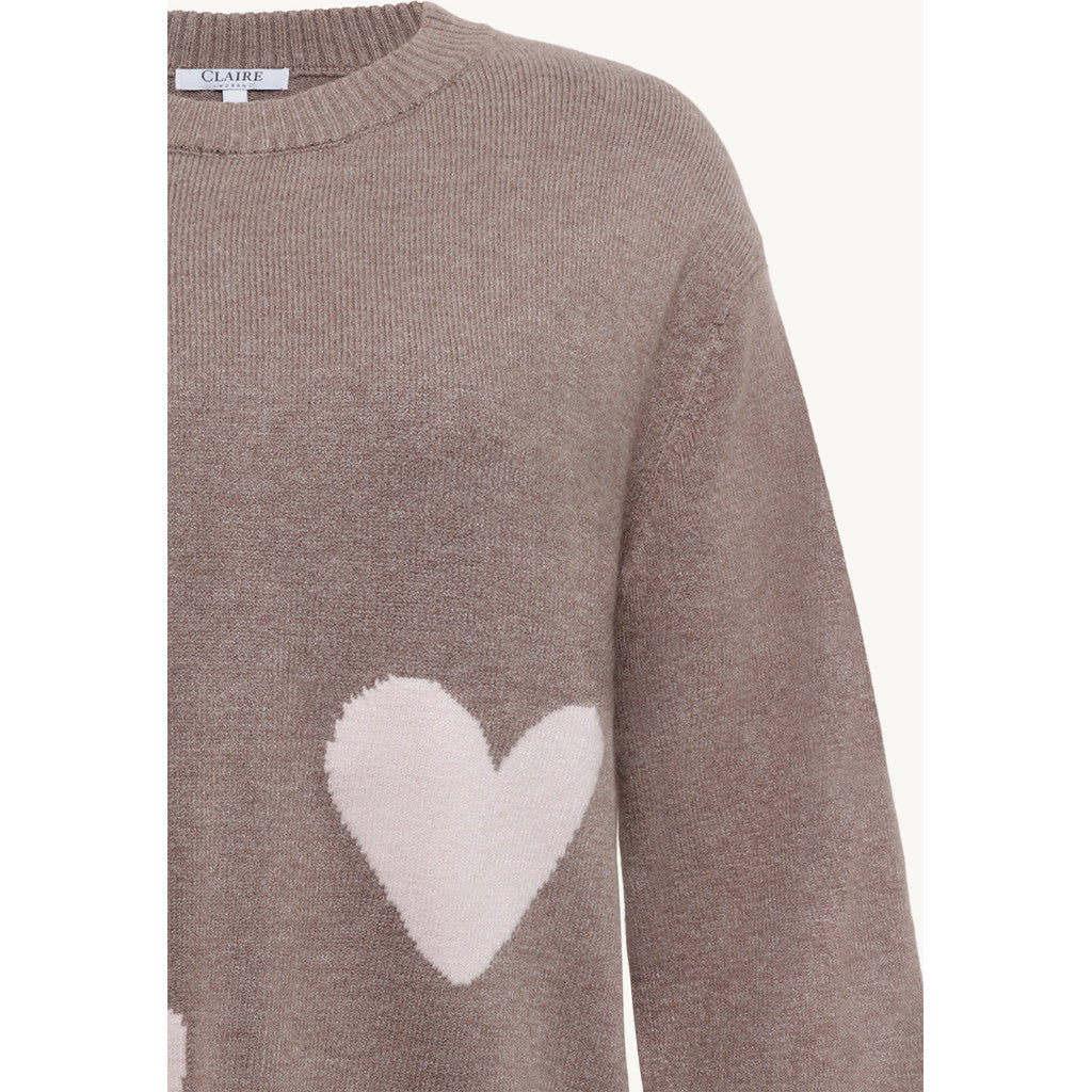 CLAIRE CWPeace Pullover 13578 Cacao Melange