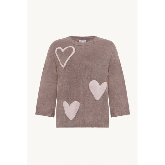 CLAIRE CWPeace Pullover 13578 Cacao Melange