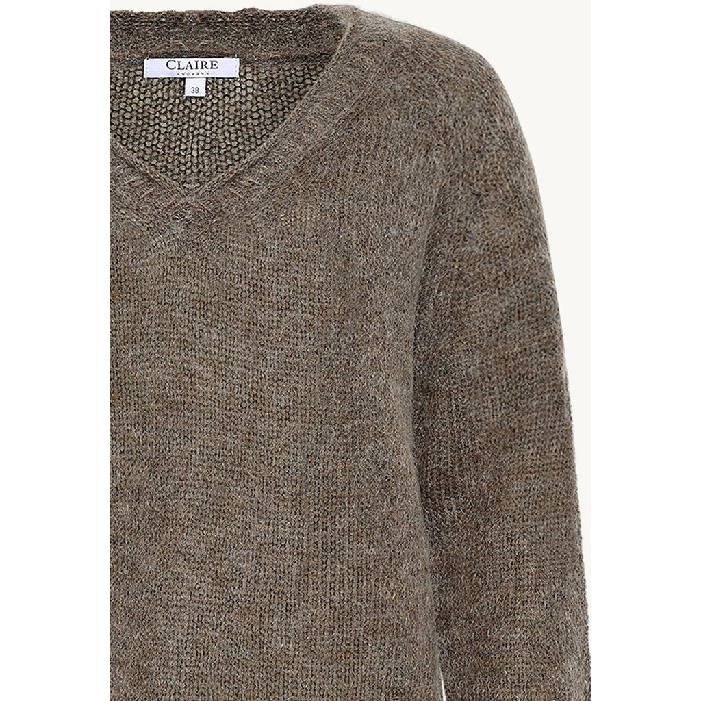 CLAIRE CWPeach Pullover 13571 Falcon Melange