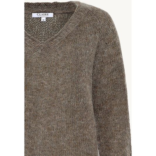 CLAIRE CWPeach Pullover 13571 Falcon Melange