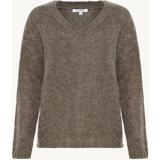 CLAIRE CWPeach Pullover 13571 Falcon Melange