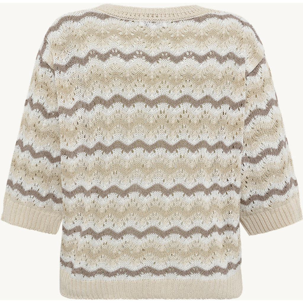 CLAIRE CWPeala Pullover 3261 Sand Stone