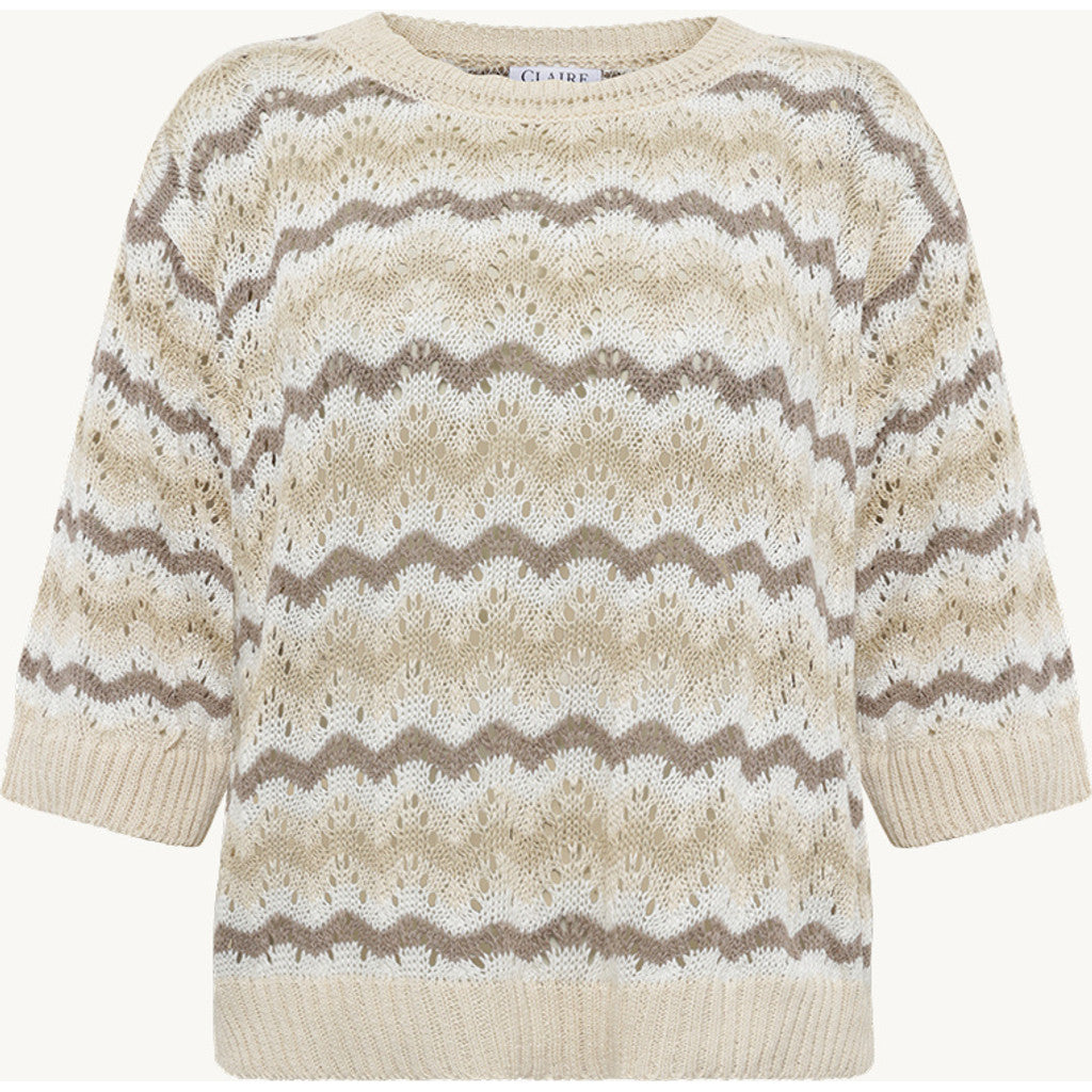 CLAIRE CWPeala Pullover 3261 Sand Stone