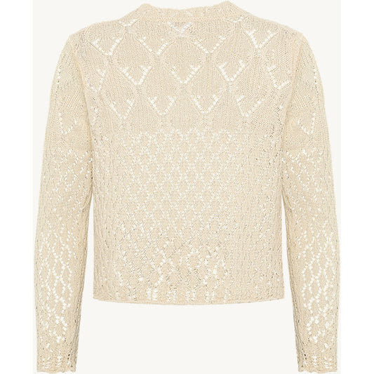 CLAIRE CWPernilla Cardigan 13261 Sand Stone Melange