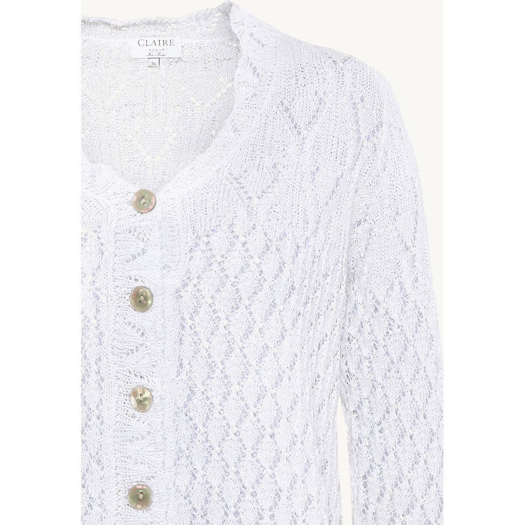 CLAIRE CWPernilla Cardigan 3246 White