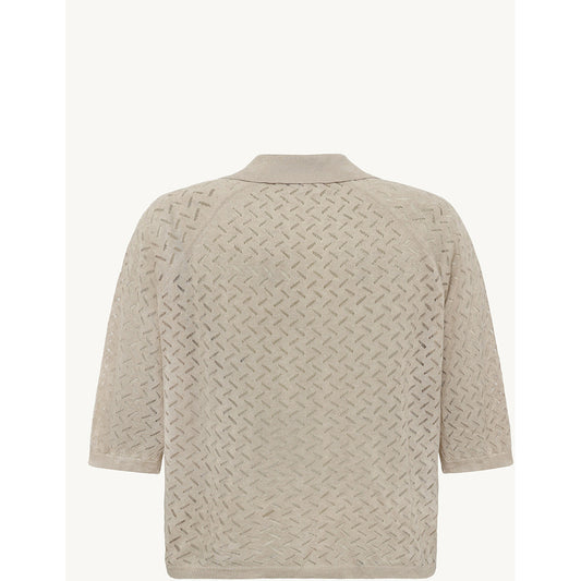 CLAIRE CWPerri Pullover 13261 Sand Stone Melange