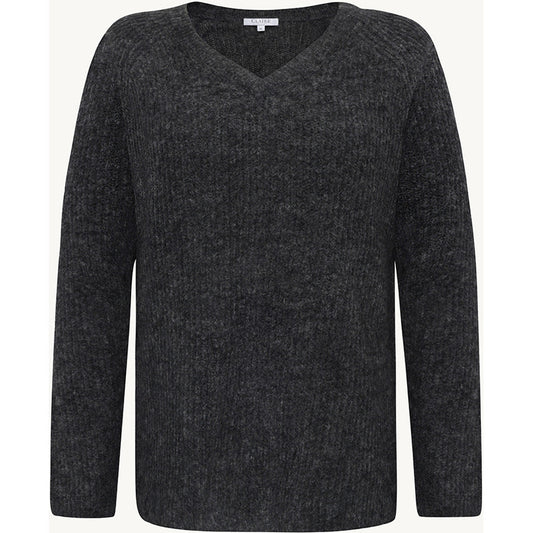 CLAIRE CWPetrusjka Pullover 1236 Dark Grey Melange