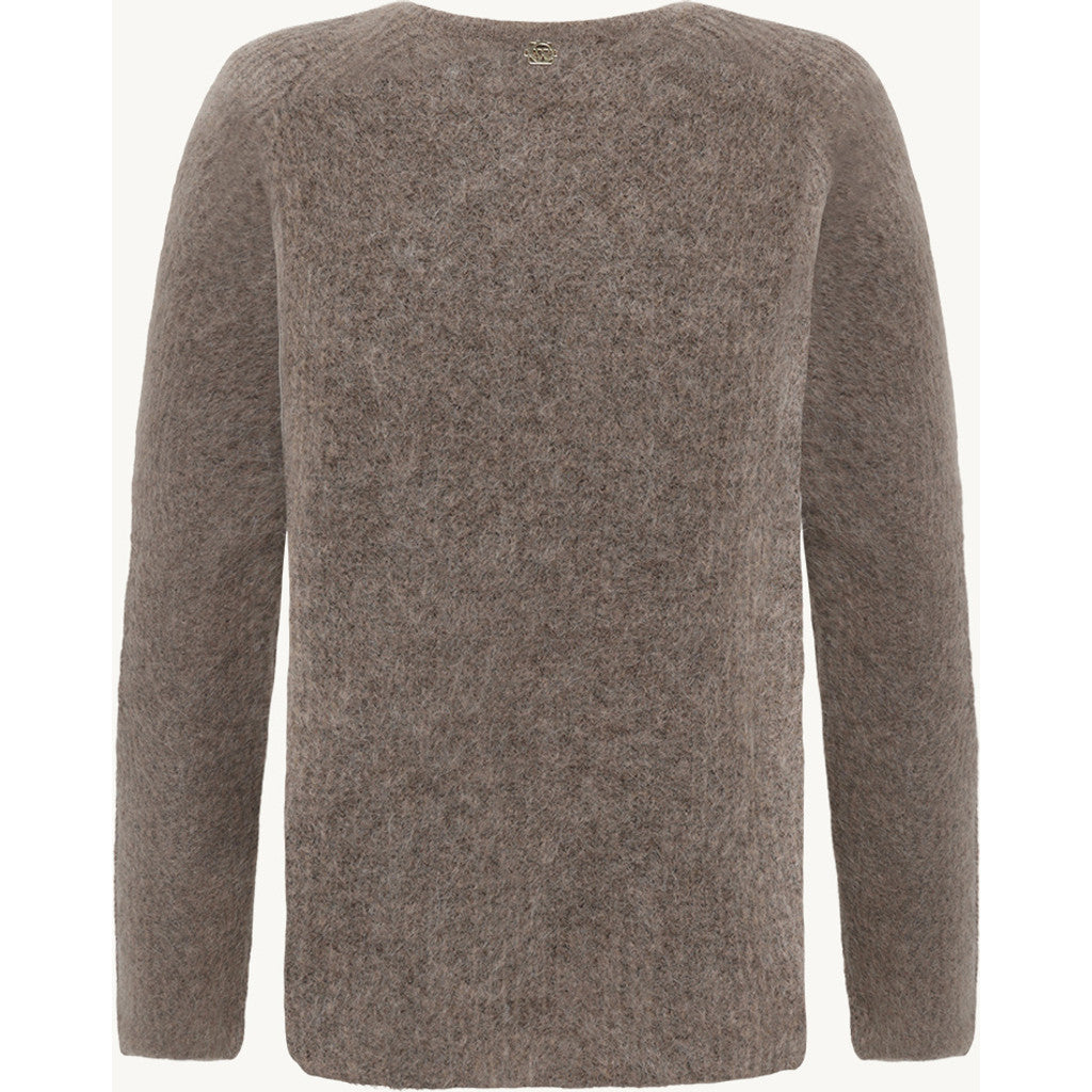 CLAIRE CWPetrusjka Pullover 13578 Cacao Melange