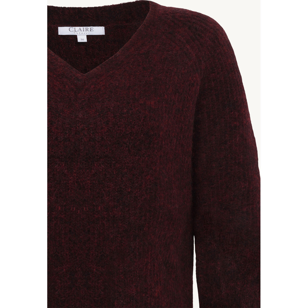 CLAIRE CWPetrusjka Pullover 13748 Wine Melange