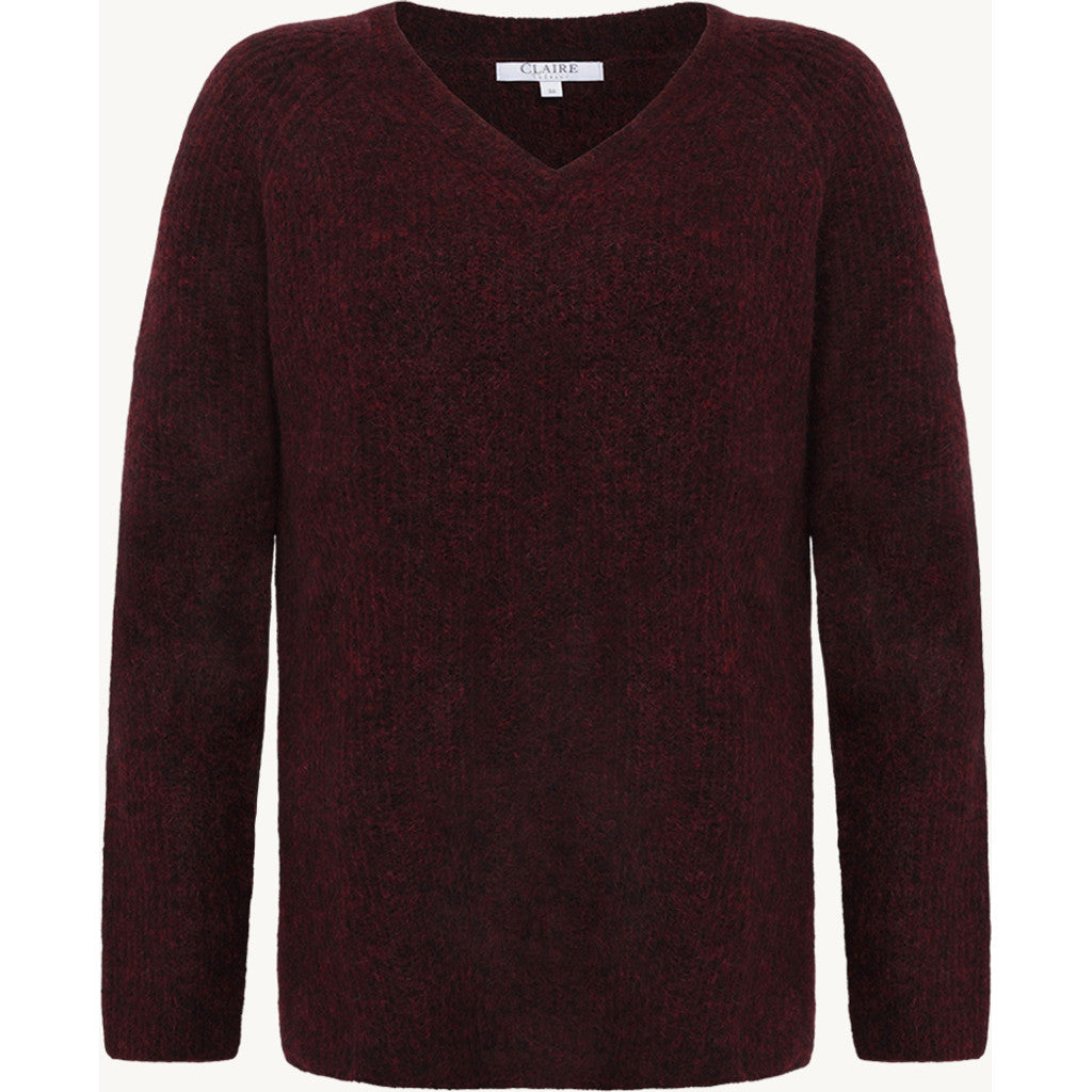 CLAIRE CWPetrusjka Pullover 13748 Wine Melange