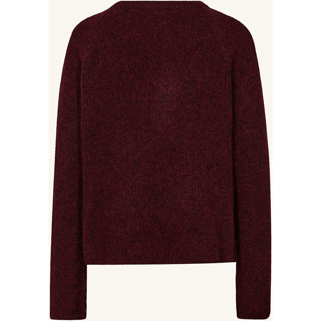 CLAIRE CWPhiline-L Pullover 13748 Wine Melange