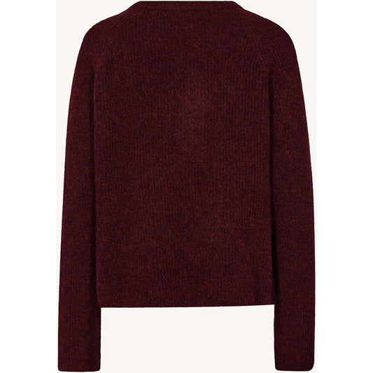 CLAIRE CWPhiline-L Pullover 13748 Wine Melange