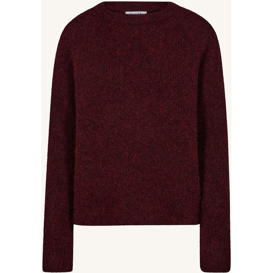 CLAIRE CWPhiline-L Pullover 13748 Wine Melange