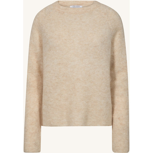 CLAIRE CWPhiline-L Pullover 14505 Sand-Melange