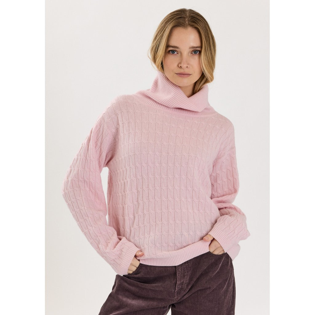 CLAIRE CWPhyllis Pullover 14320 Pale Pink Melange