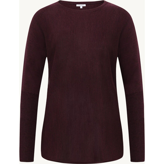 CLAIRE CWPippa Pullover 13748 Wine Melange