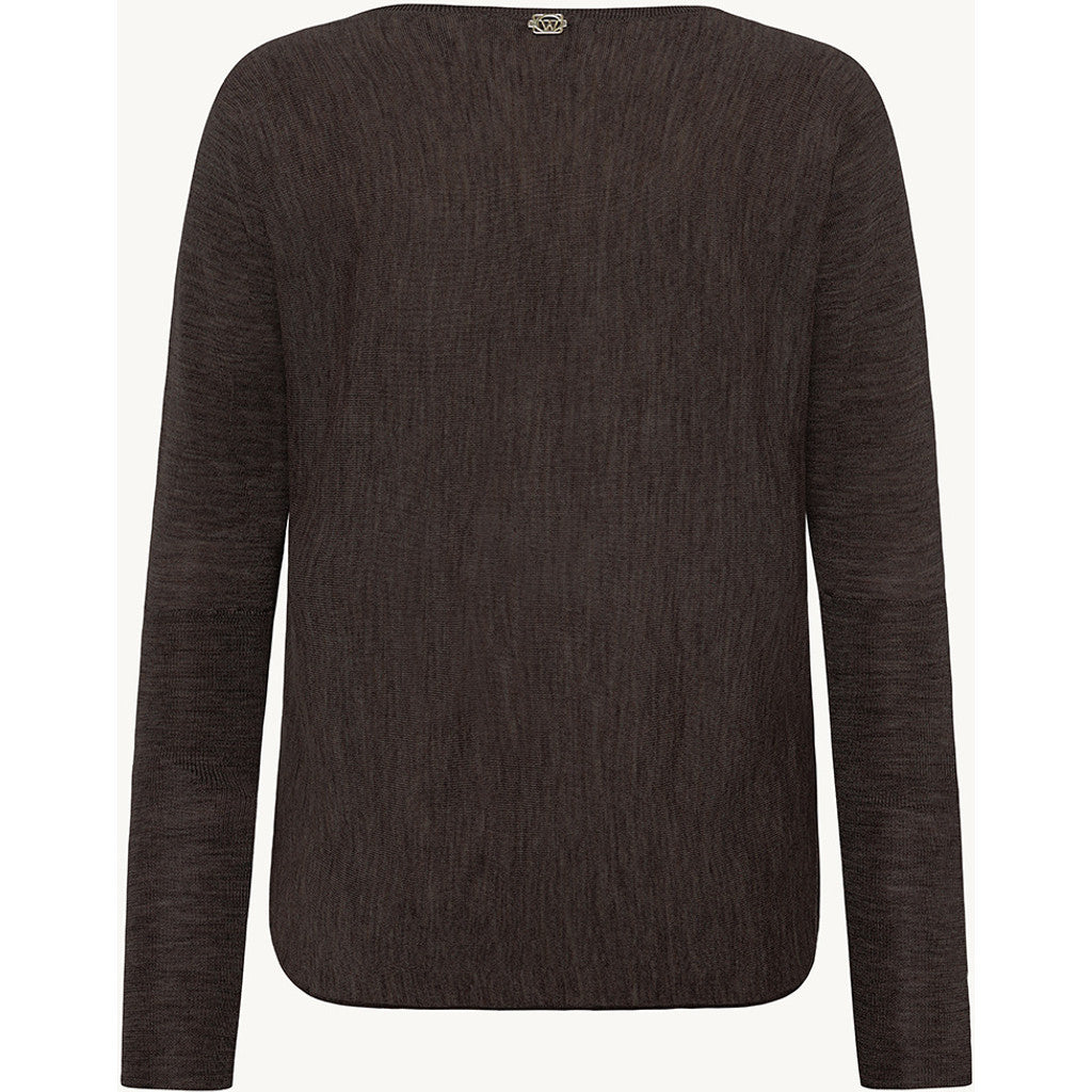 CLAIRE CWPippa Pullover 14579 Hot Fudge Melange