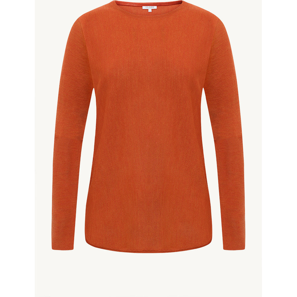 CLAIRE CWPippa Pullover 14601 Ochre Burn