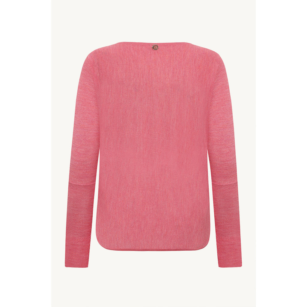 CLAIRE CWPippa Pullover 14711 Coral Blush Melange