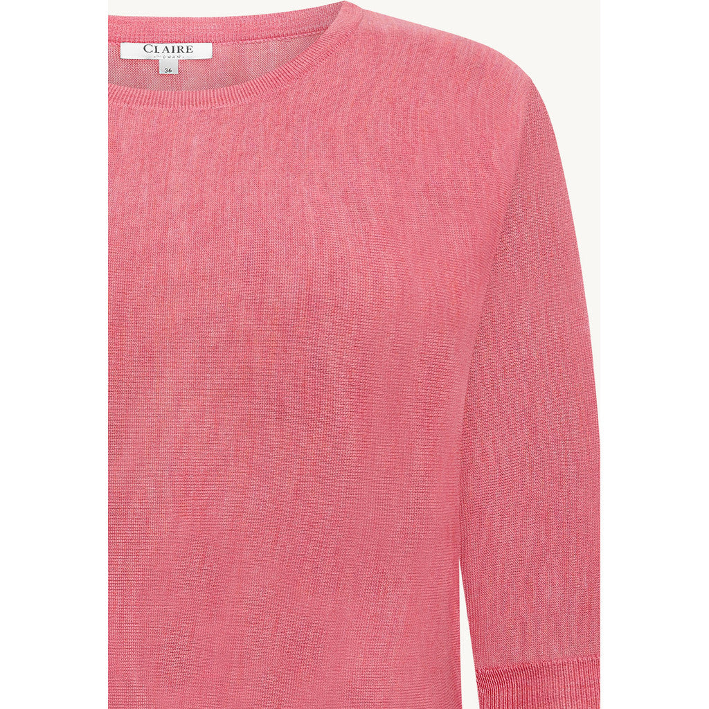 CLAIRE CWPippa Pullover 14711 Coral Blush Melange