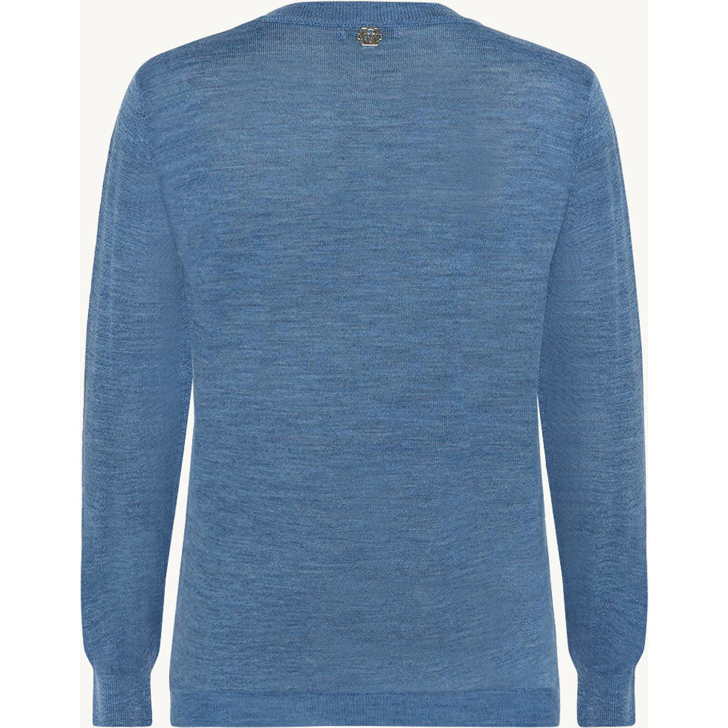 CLAIRE CWPlinia Pullover 14155 Blue Iris Melange