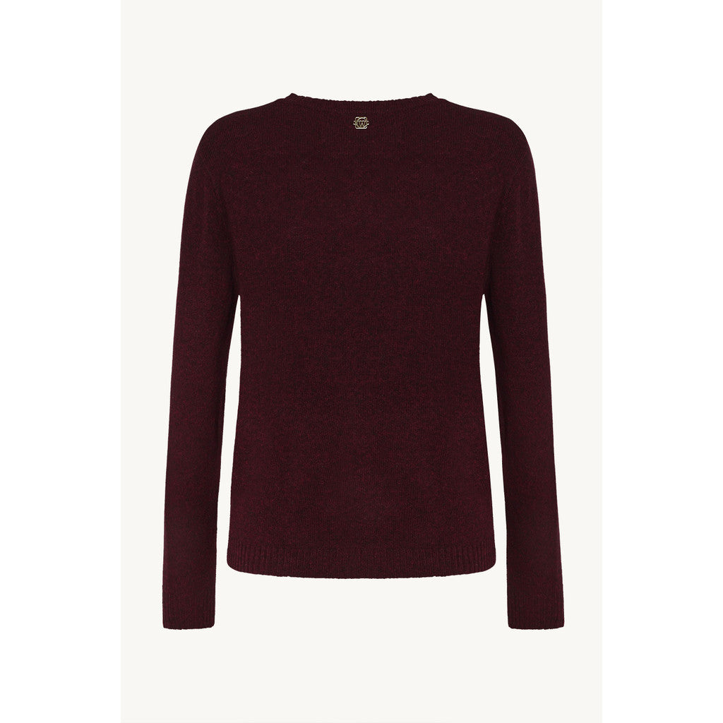 CLAIRE CWPreet Pullover 13748 Wine Melange