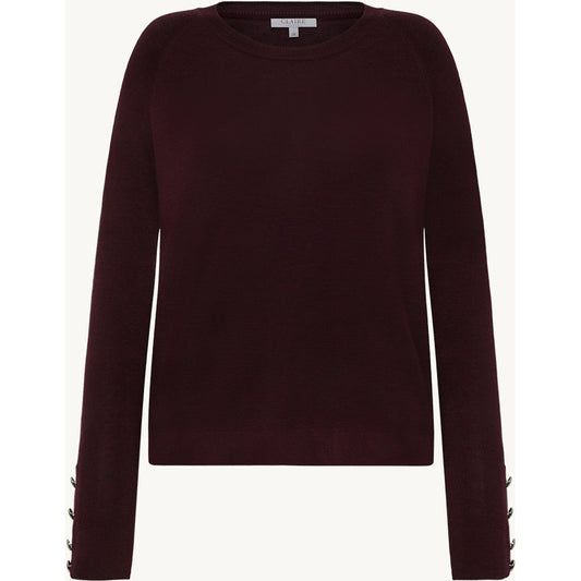 CLAIRE CWPurity Pullover 13748 Wine Melange