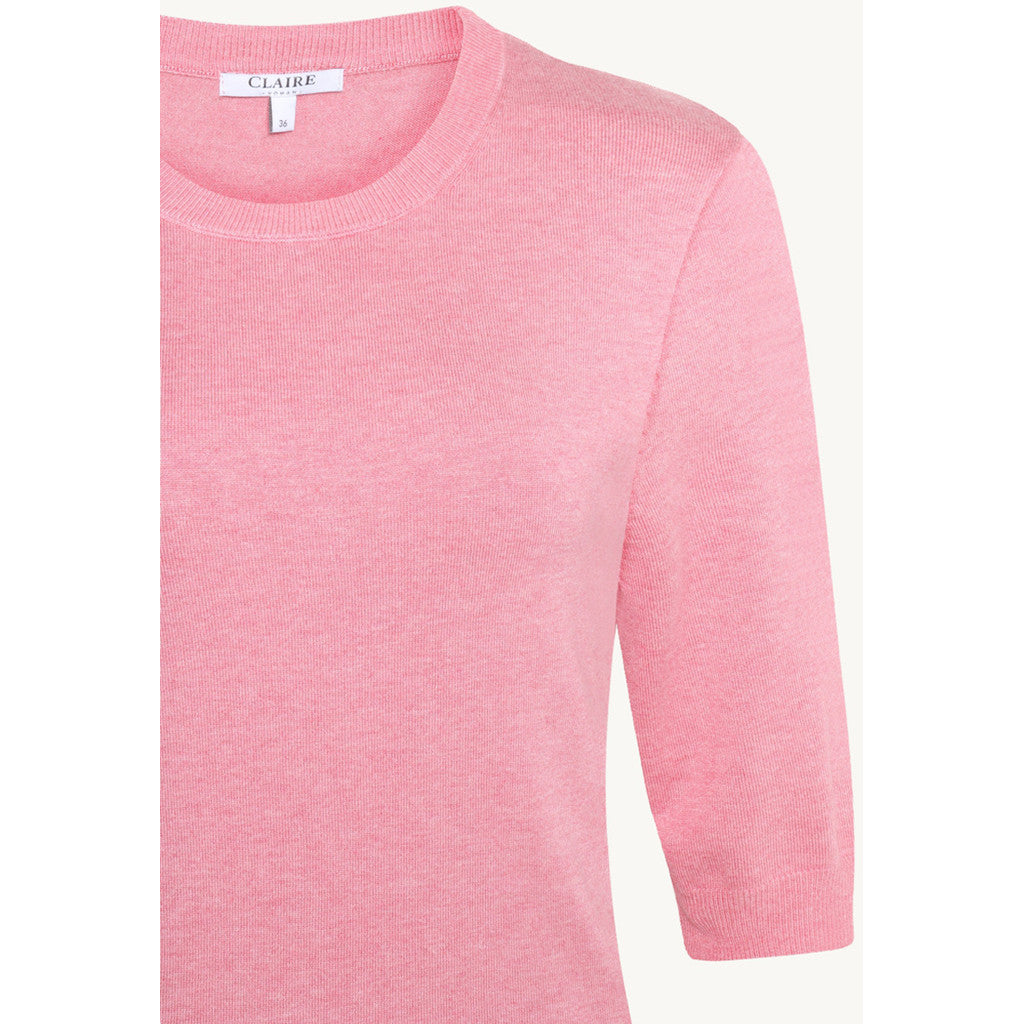 CLAIRE CWPutri Pullover 14711 Coral Blush Melange