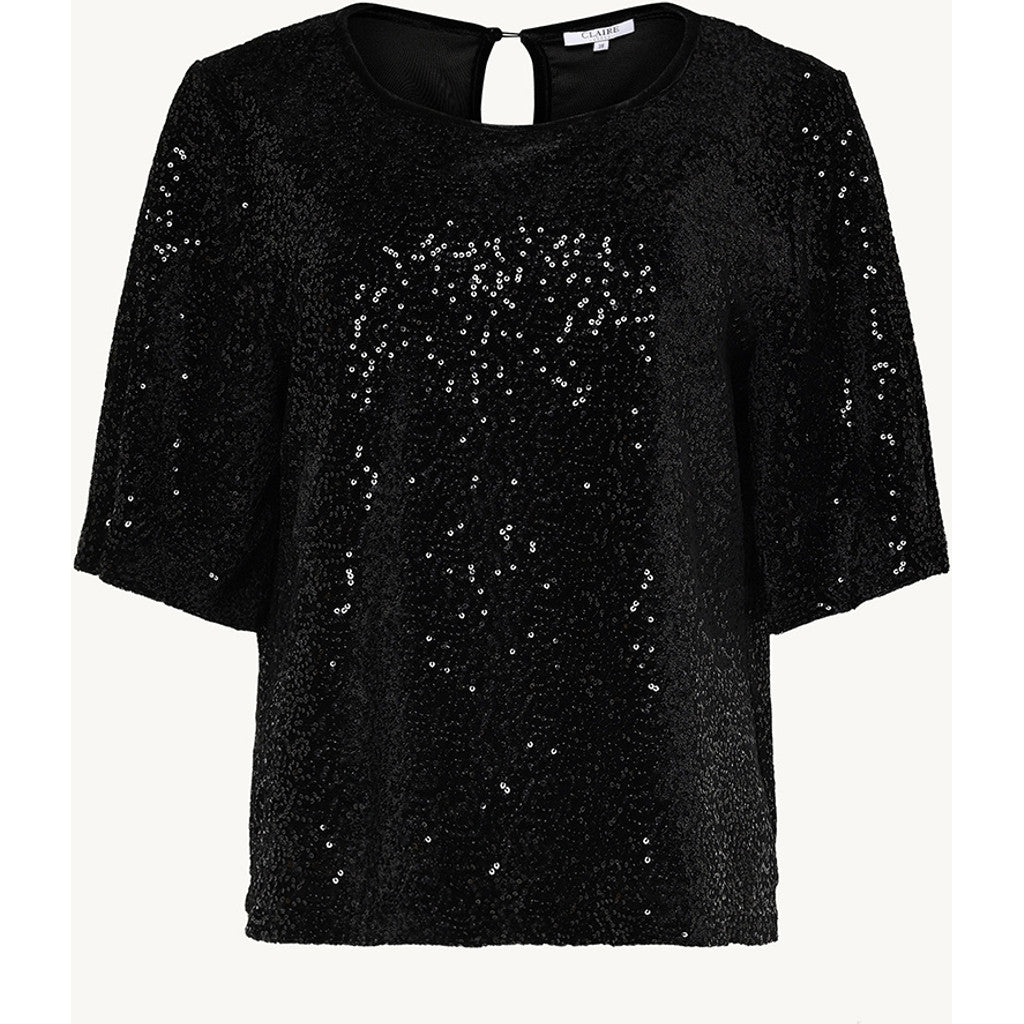 CLAIRE CWRosalind T-shirt S/S 3244 Black