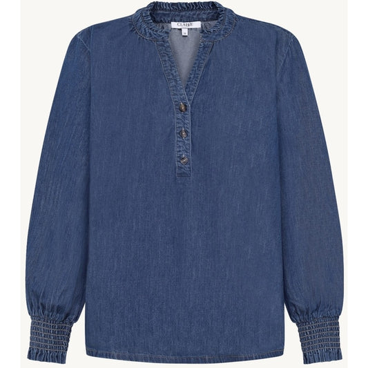 CLAIRE CWSahara Shirts 17 Medium Blue Denim