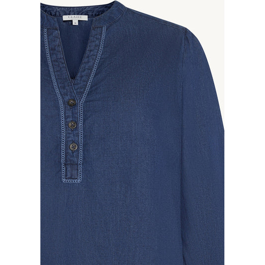 CLAIRE CWSahvannah Shirts 3014 Medium Blue Denim
