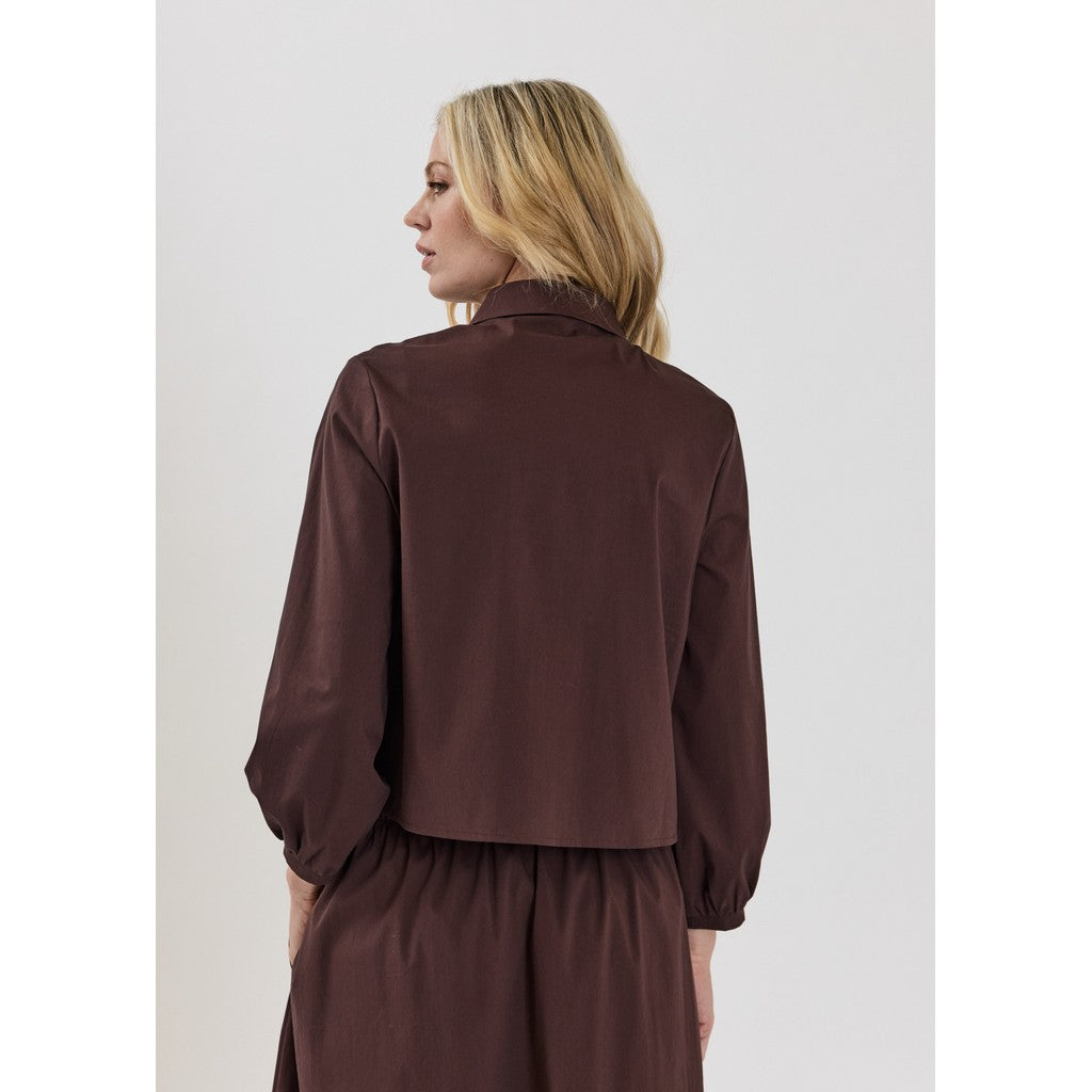 CLAIRE CWSalinde Shirts 4565 Chocolate