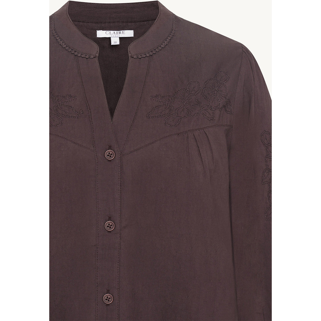 CLAIRE CWShiloh Shirts 4565 Chocolate