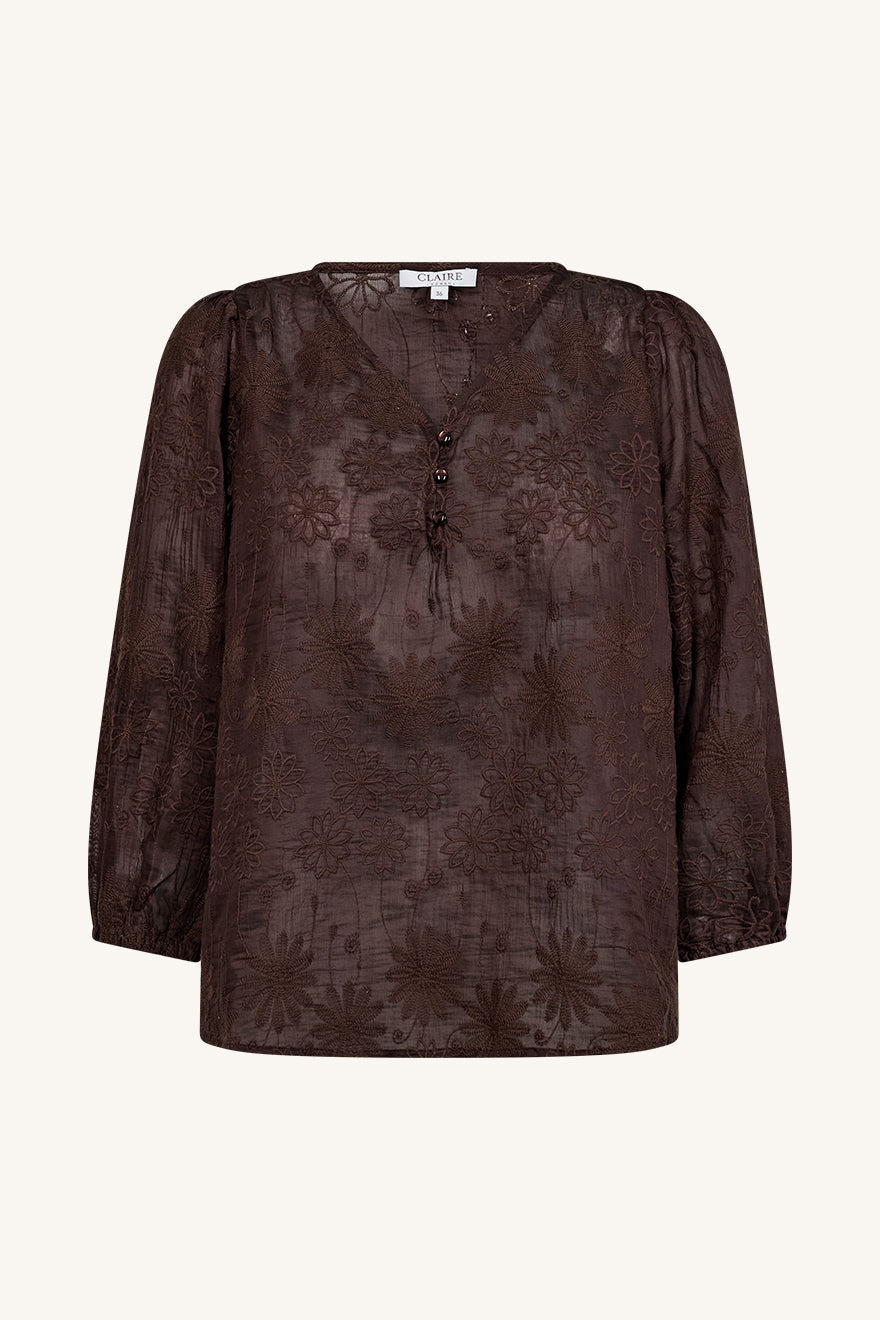 CLAIRE CWSimone Shirts 4565 Chocolate