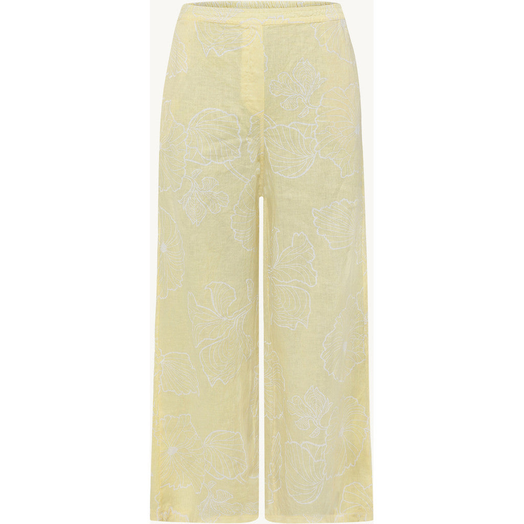 CLAIRE CWTinca Trousers 4626 Pale Yellow