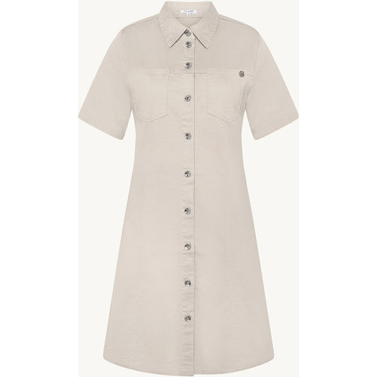 CLAIRE Dress CWDanee Dresses 3261 Sand Stone