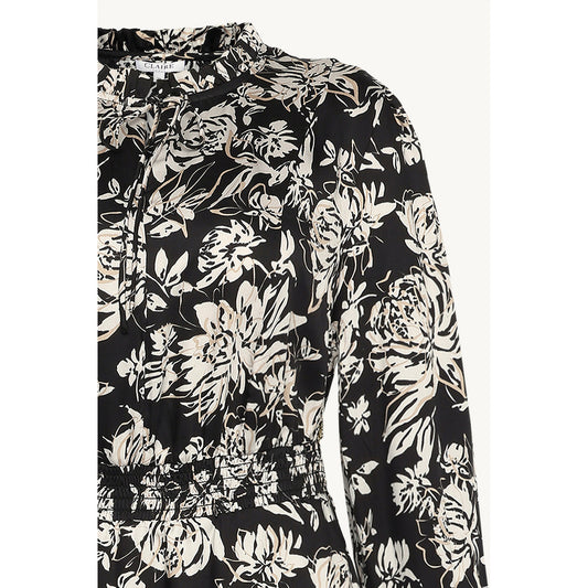 CLAIRE Dress CWDottaPeonies Dresses 3244 Black