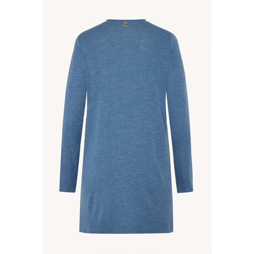 CLAIRE Knit CWCamille Cardigan 14155 Blue Iris Melange